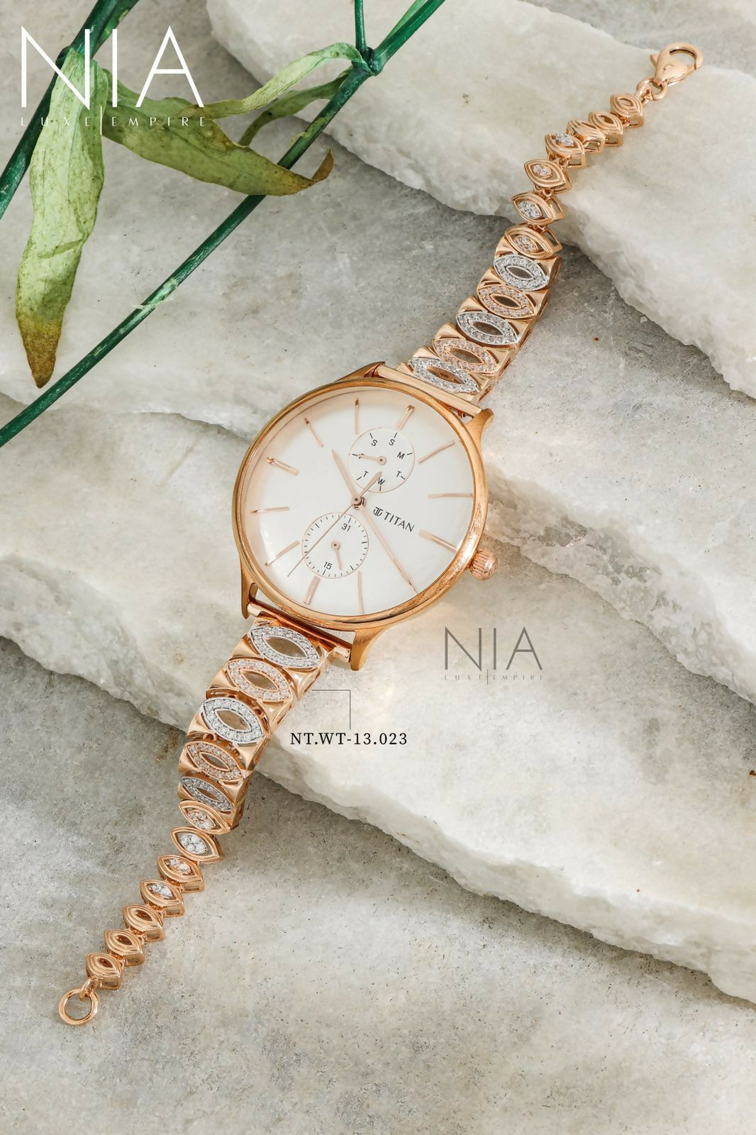 Rose Gold Ladies Watch Sarafa Bazar India