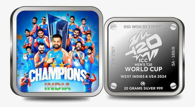 T-20 World Cup 2024 Silver Coin Sarafa Bazar India