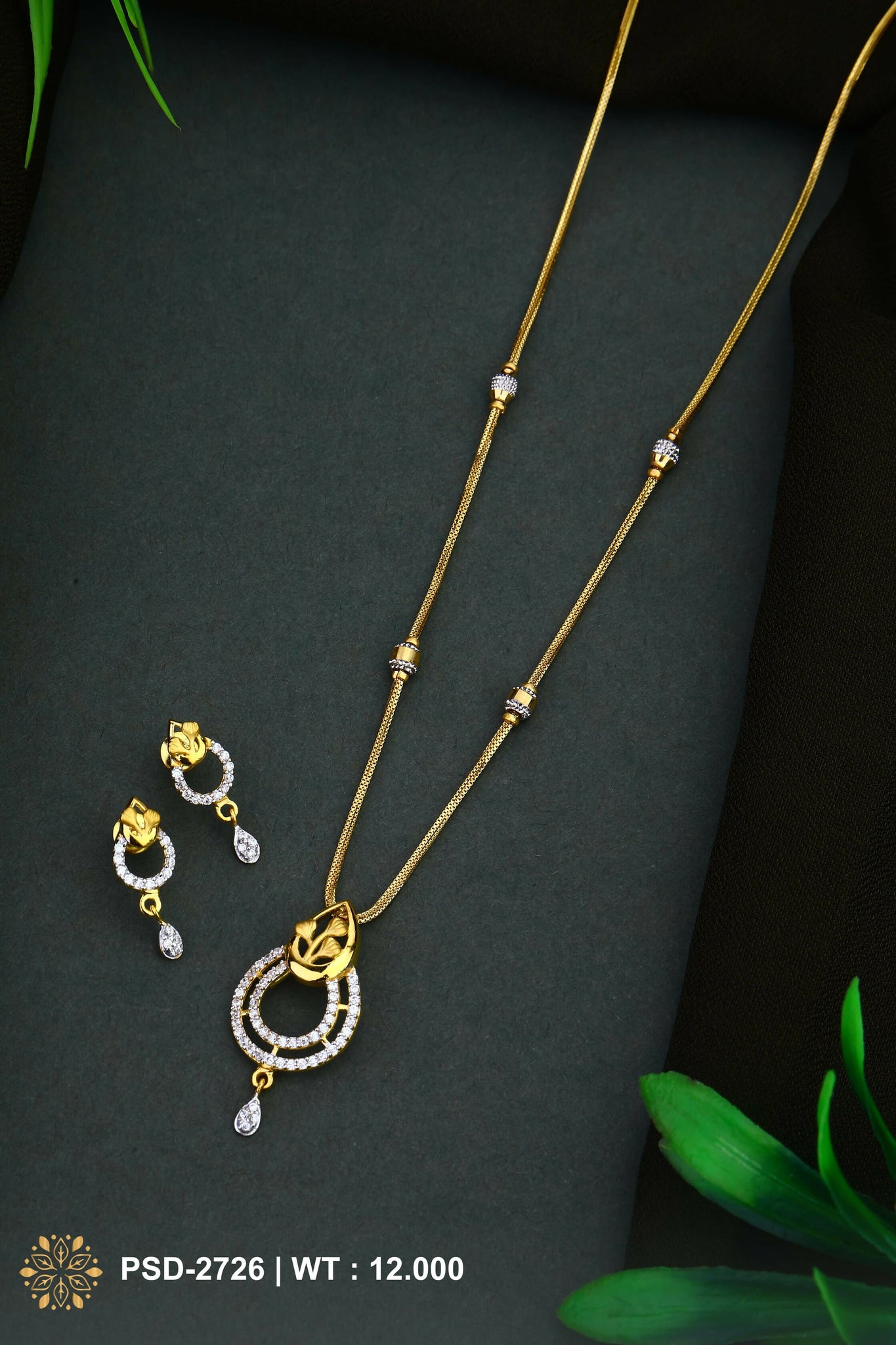 CZ Chain Set Sarafa Bazar India