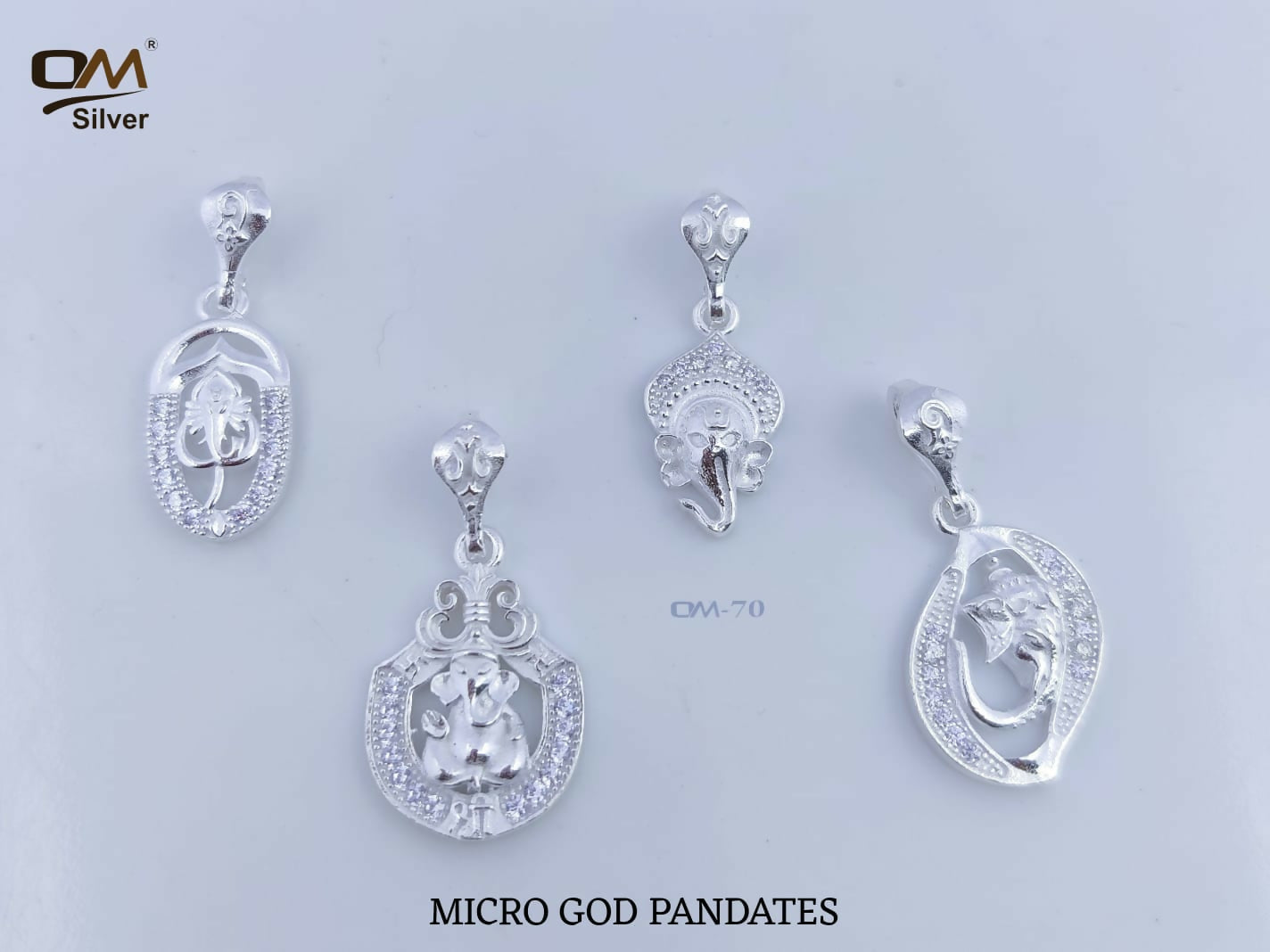 Silver Micro God Pendants Sarafa Bazar India