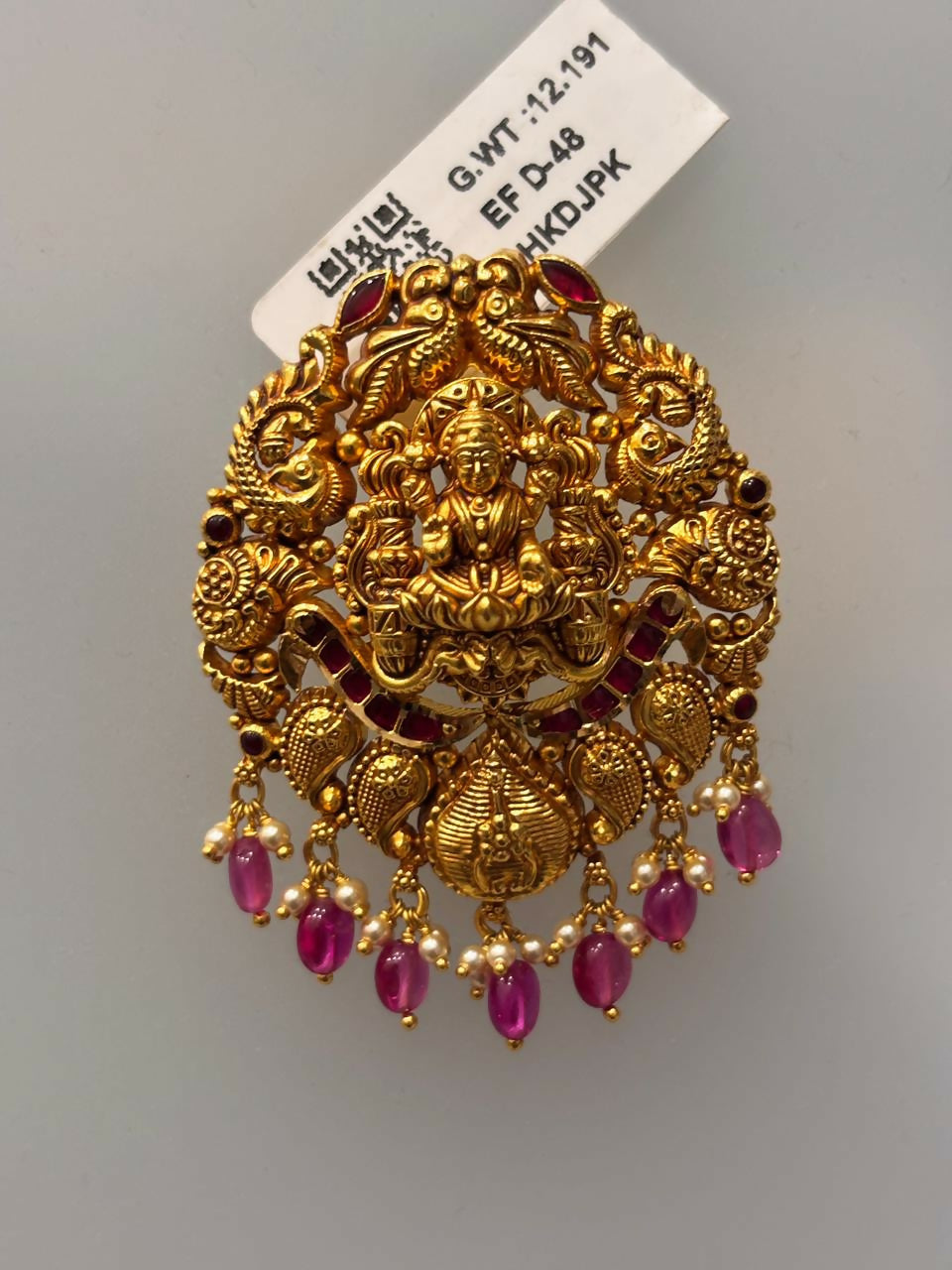 Antique Temple Pendants Sarafa Bazar India