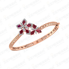 14k Rose Gold Diamond Bracelets - Fine Jewelry For Her Sarafa Bazar India