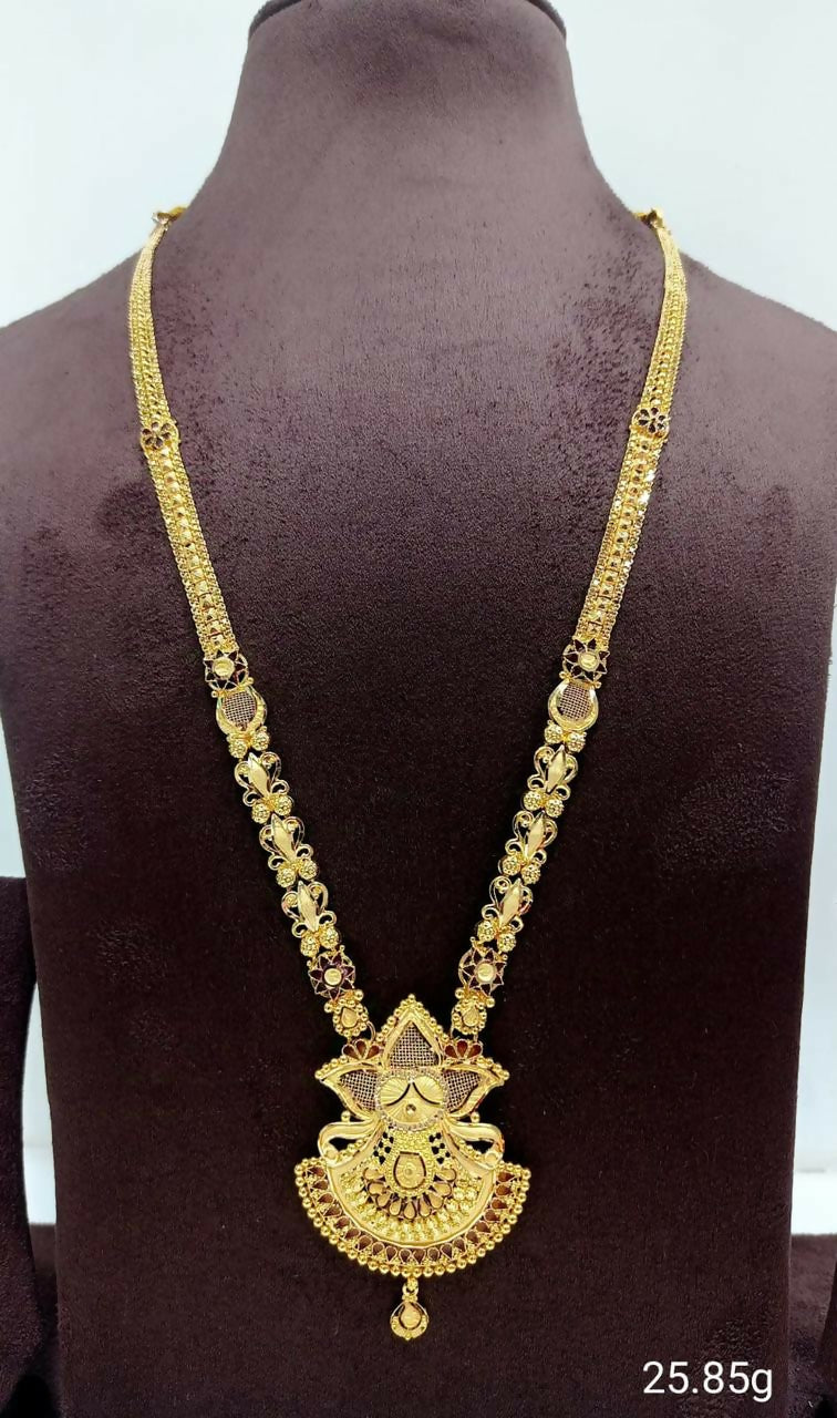 Gold Long Set Sarafa Bazar India