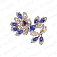 Exclusive 14K Gold Diamond Rings Design Sarafa Bazar India