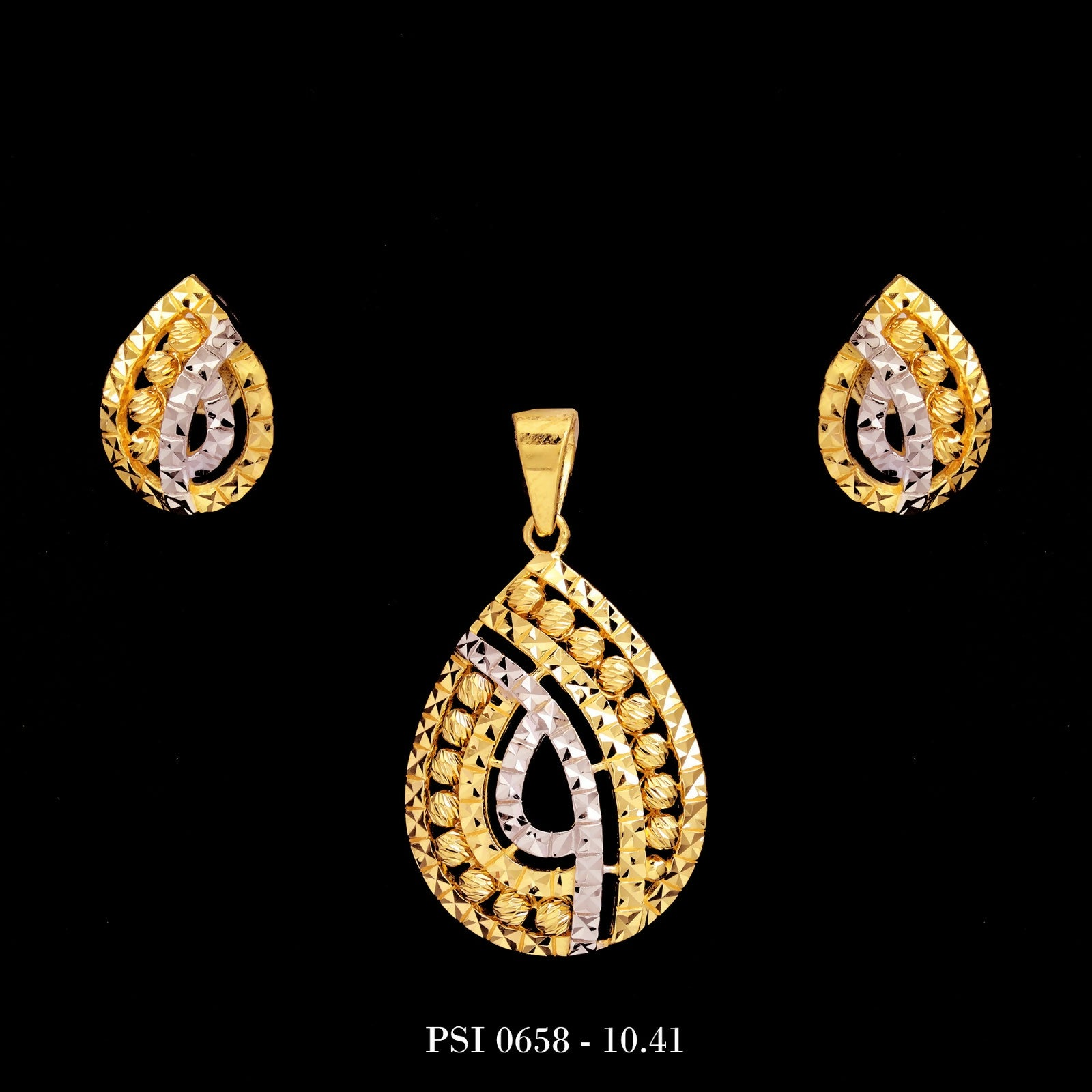 Plain Casting Pendant Set Sarafa Bazar India