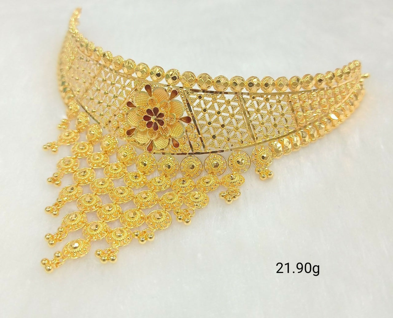 Gold Choker Sarafa Bazar India