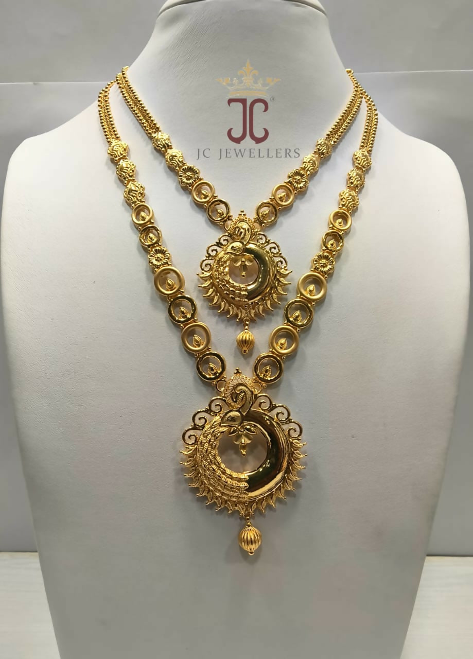 22kt Necklace & Long Set Sarafa Bazar India