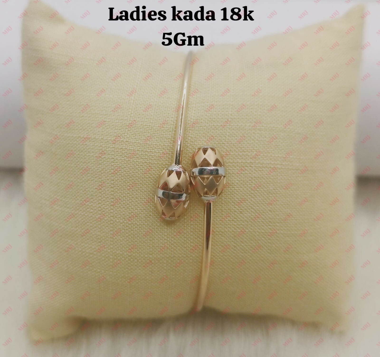 18kt Rose Gold Ladies Kada Sarafa Bazar India