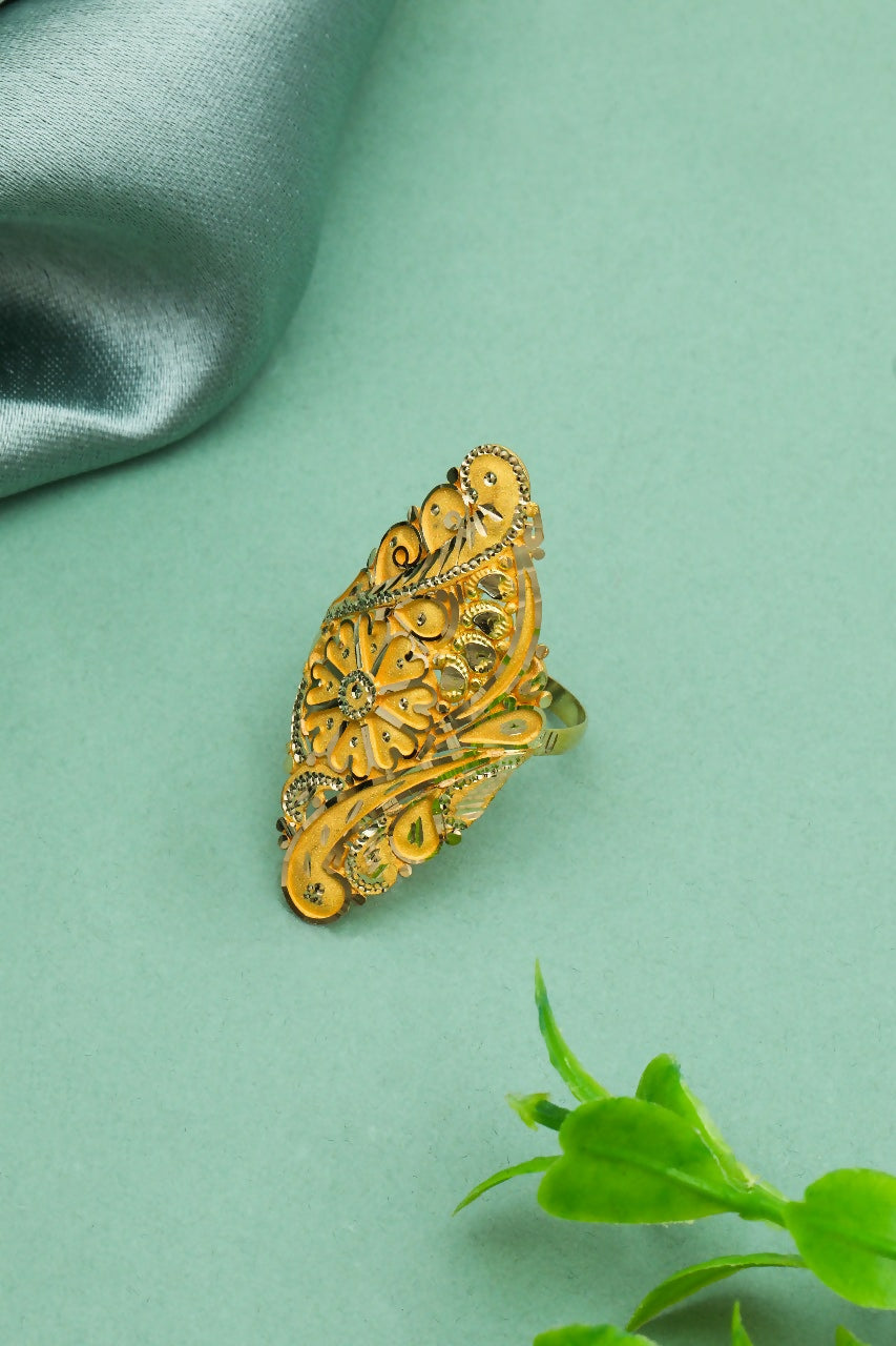 Gold Ladies Rings Sarafa Bazar India