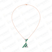 Popular 14K Gold Diamond Buguette Stone Full Set Sarafa Bazar India