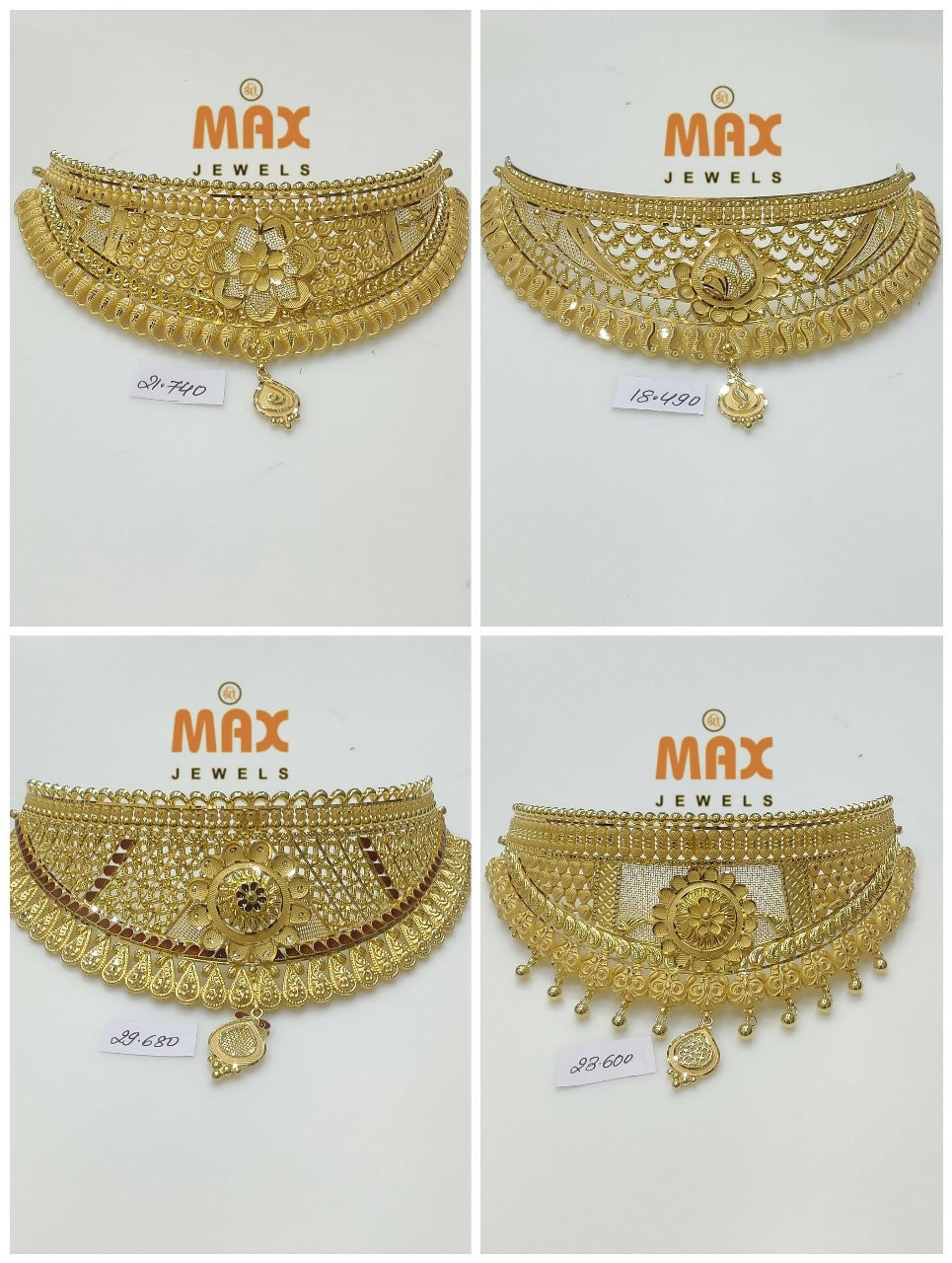 Gold Choker Sarafa Bazar India