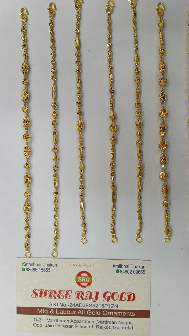 Gold Ladies Bracelets Sarafa Bazar India