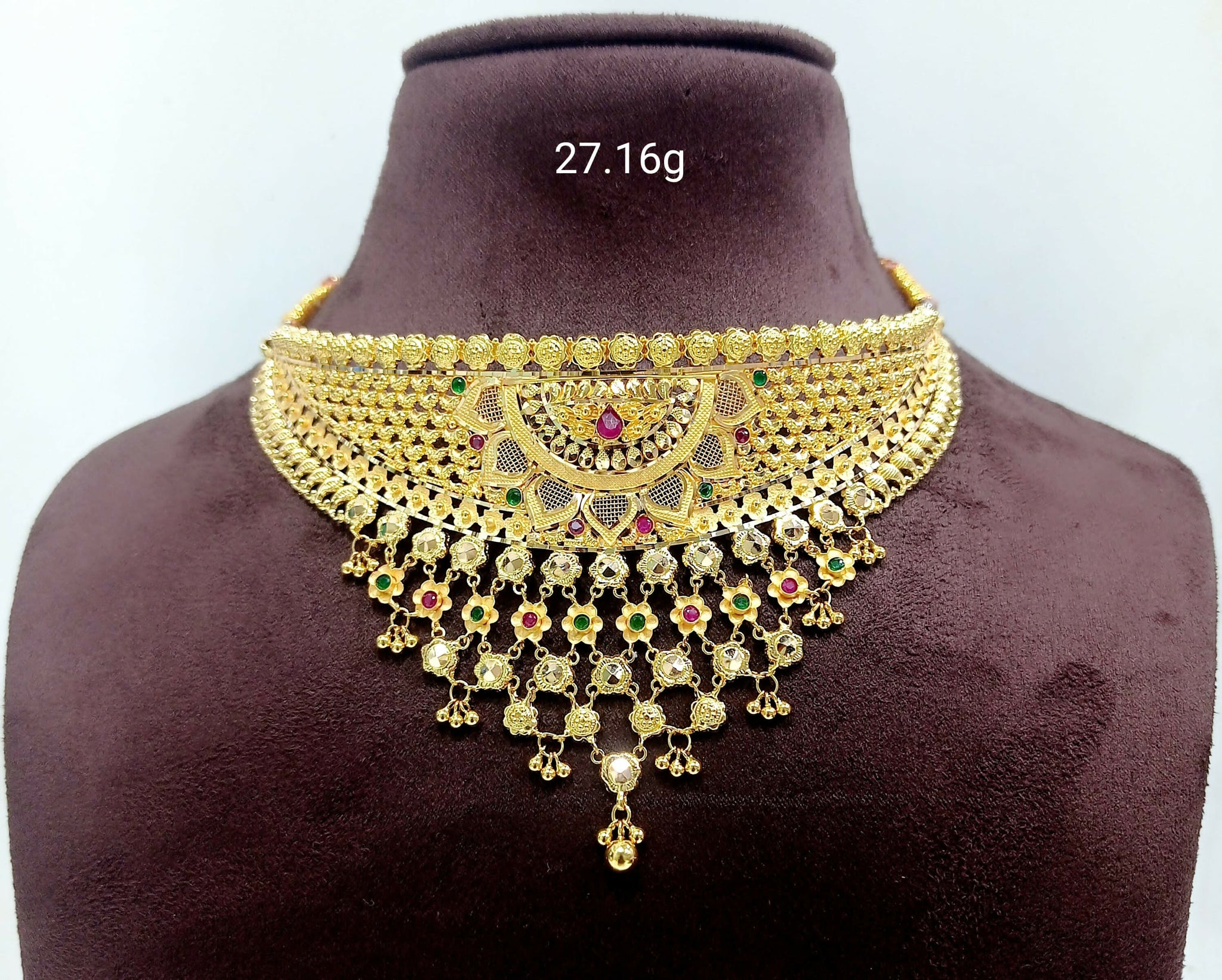 Gold Choker Sarafa Bazar India