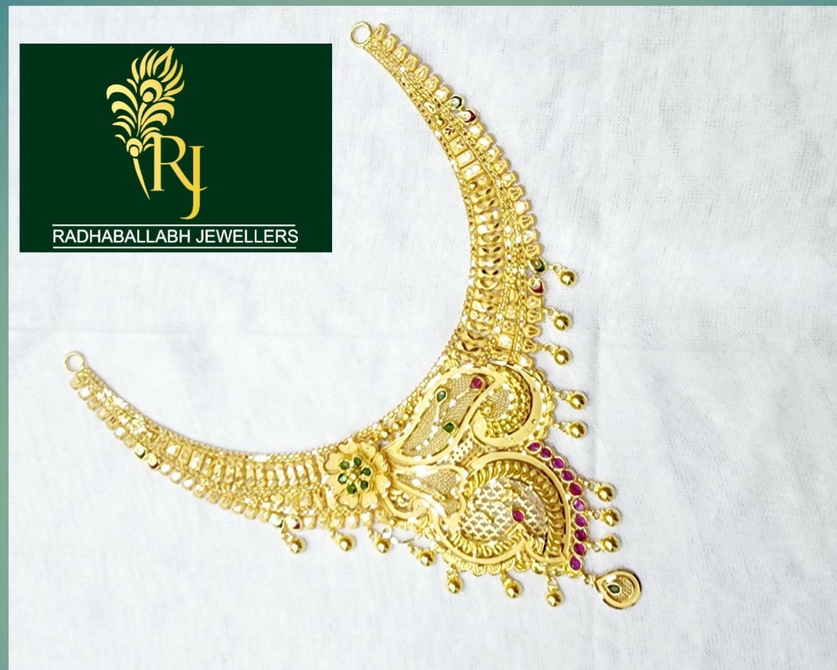 Gold Necklace Sarafa Bazar India