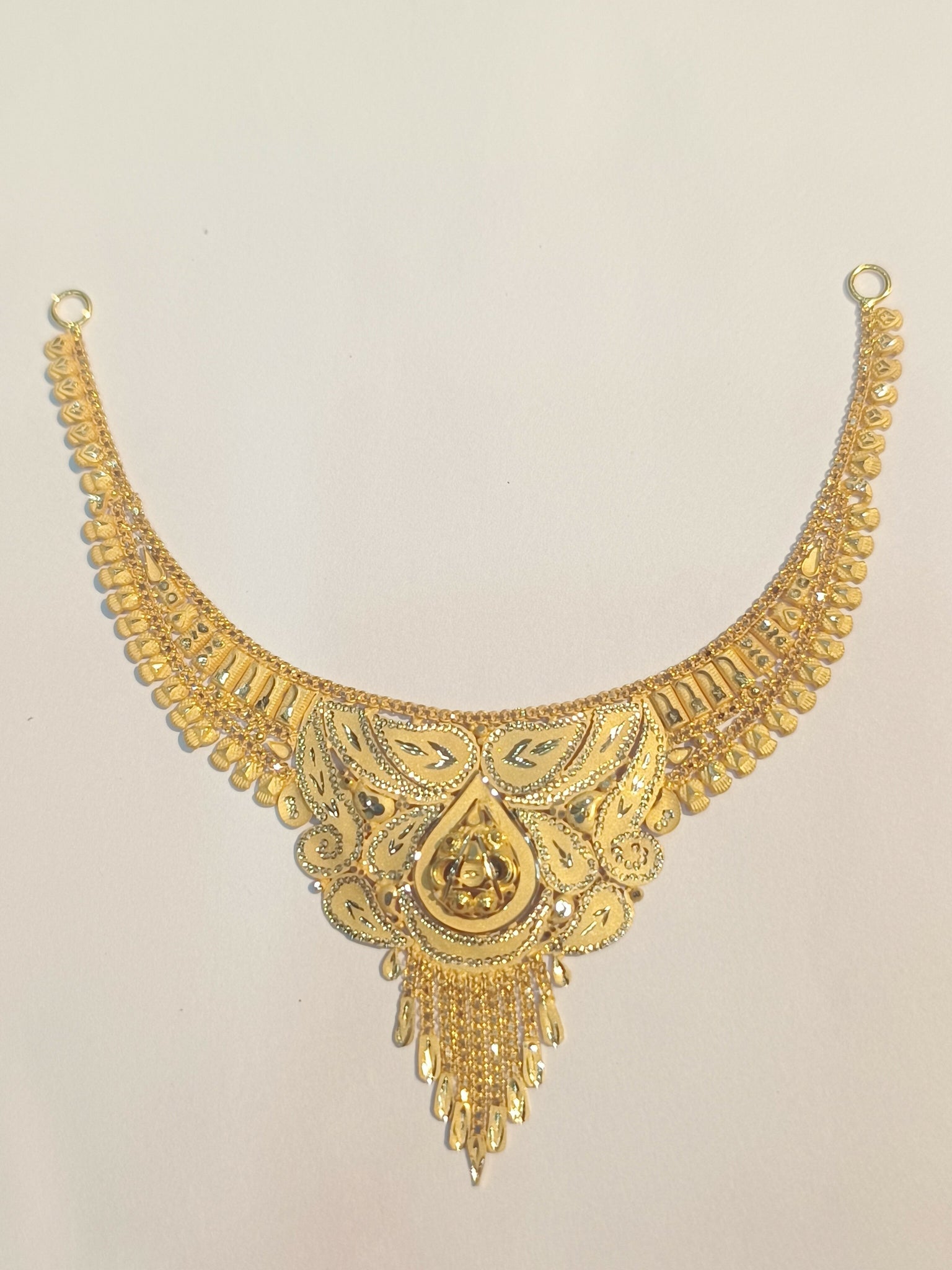 Gold Necklace Sarafa Bazar India