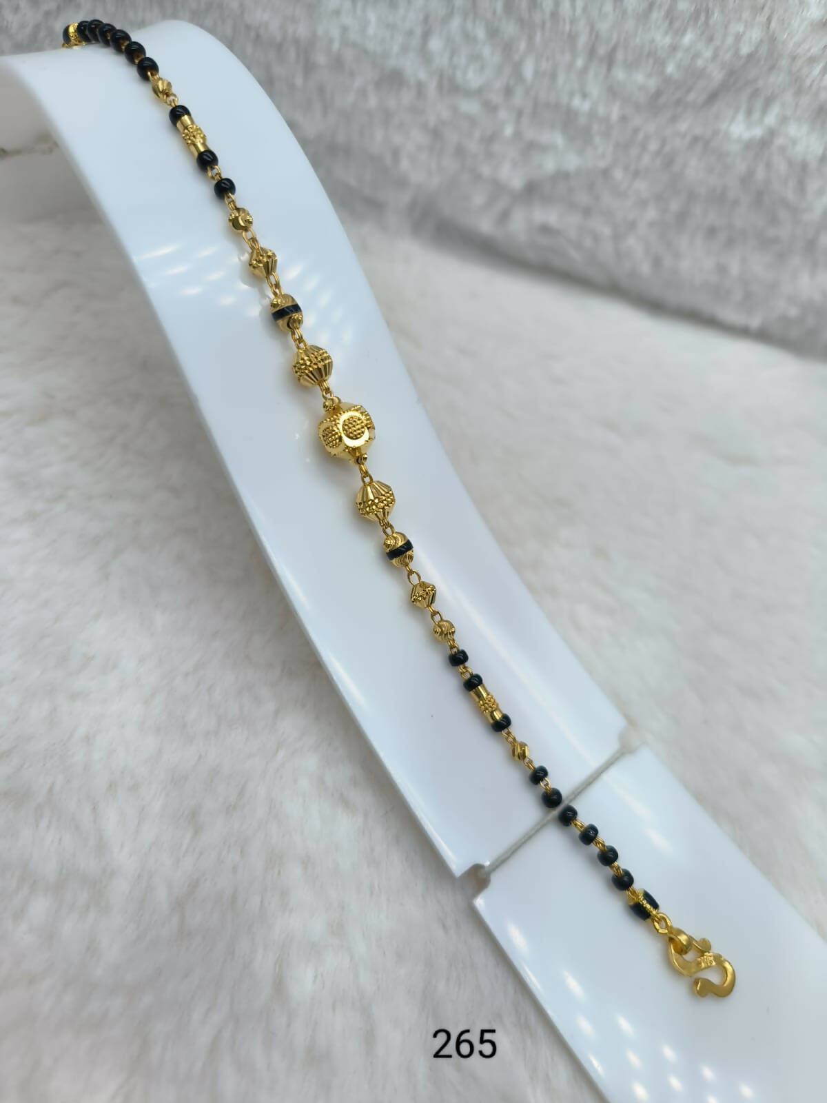 Gold Mangalutra Bracelet Sarafa Bazar India