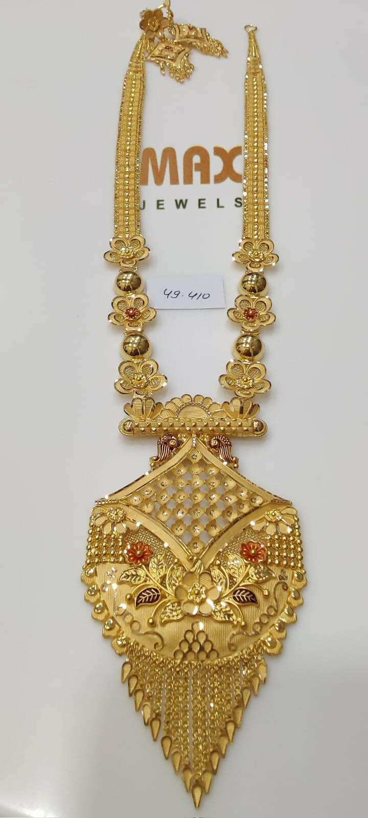 Gold Long Set Sarafa Bazar India