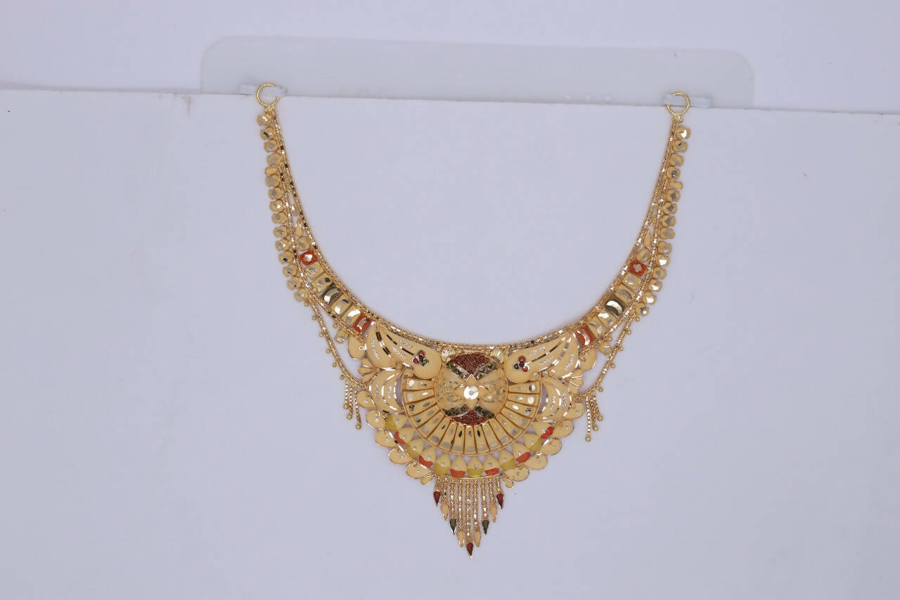 Gold Necklace Sarafa Bazar India