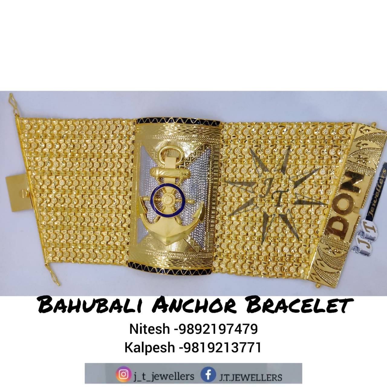 Bahubali Anchor Bracelet Sarafa Bazar India