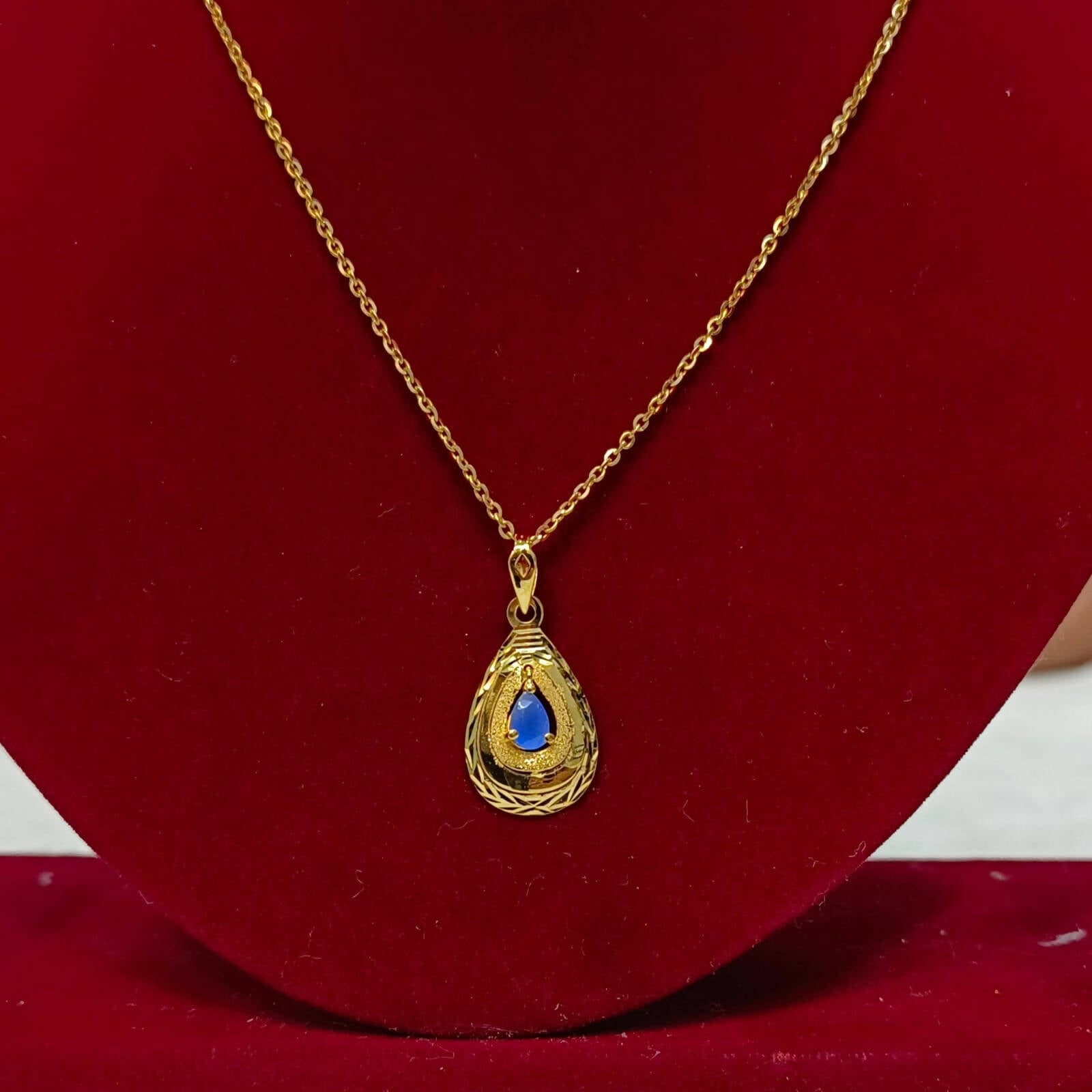 Turkish Italian Gold Pendant Sarafa Bazar India