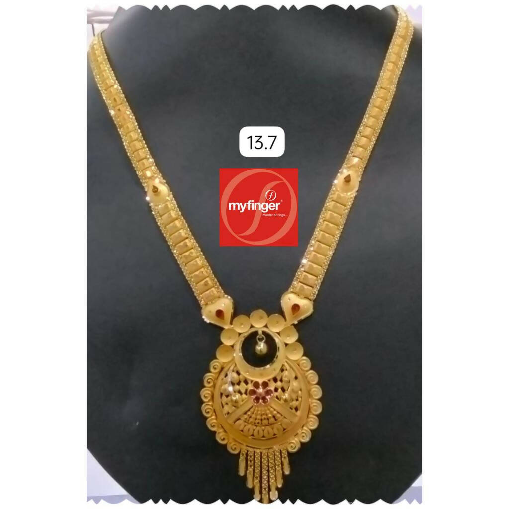 Gold Long Set Sarafa Bazar India