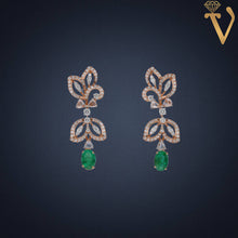 Diamond Necklace Set-NKR03917 Sarafa Bazar India