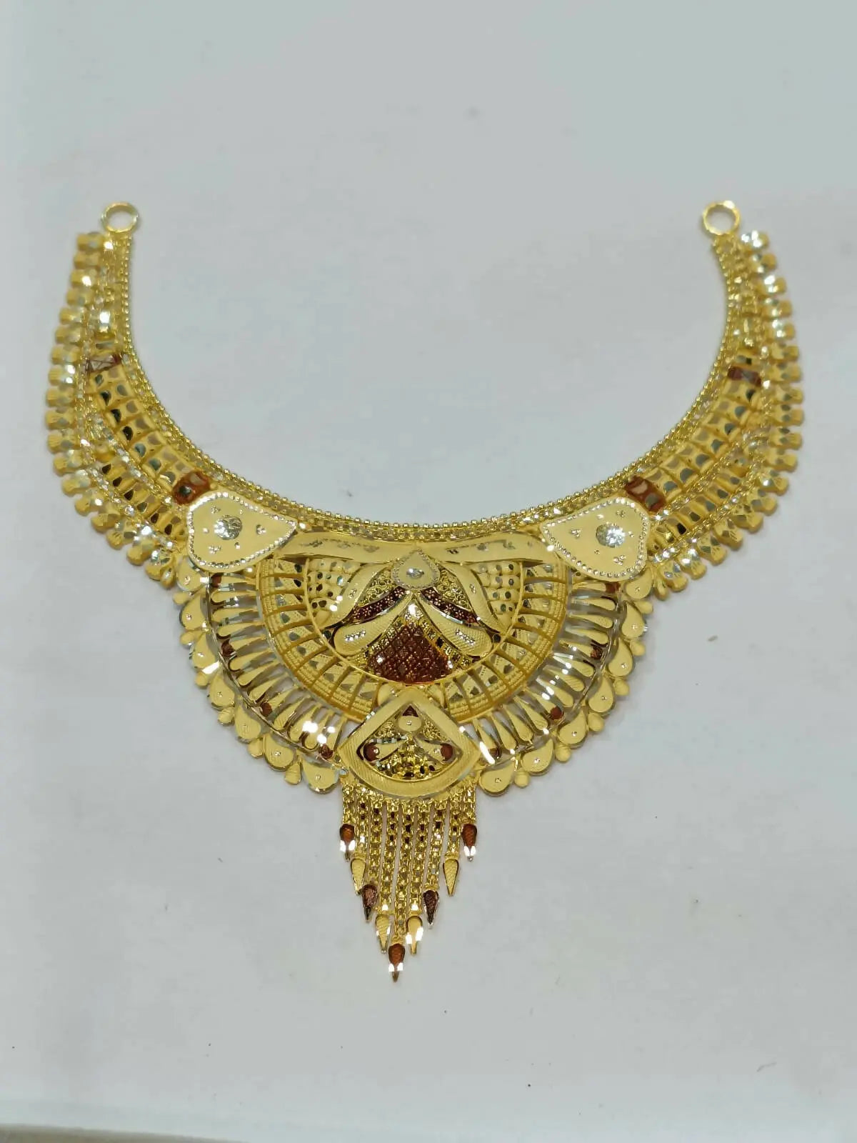 Gold Necklace Sarafa Bazar India