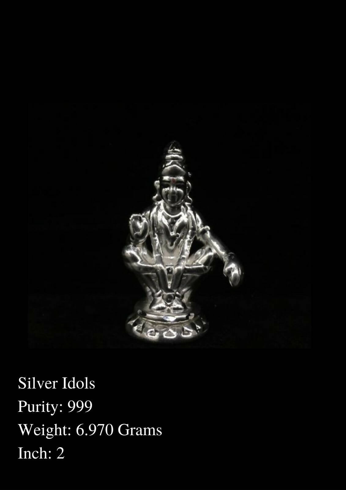 999 Silver Idols Sarafa Bazar India