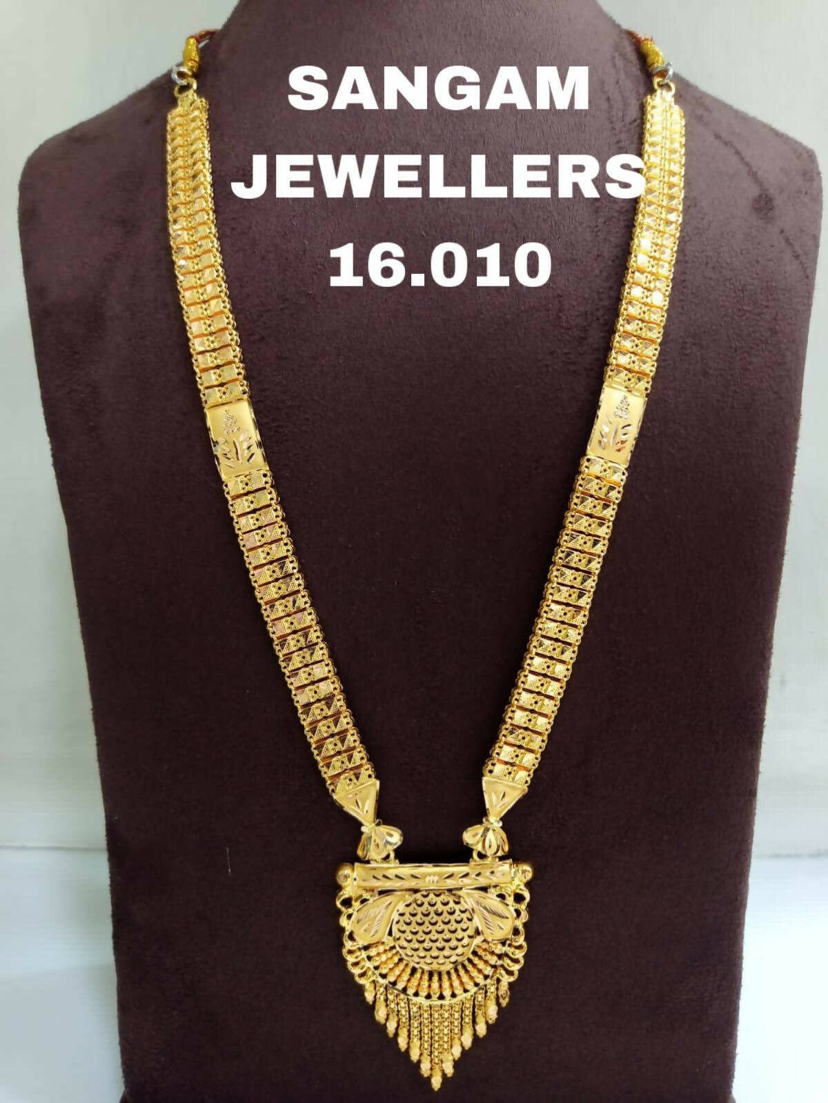 Gold Long Set Sarafa Bazar India