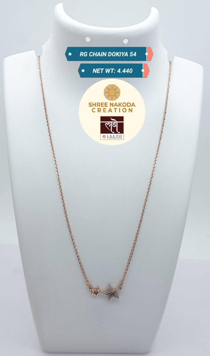 Rose Gold Dokiya Sarafa Bazar India