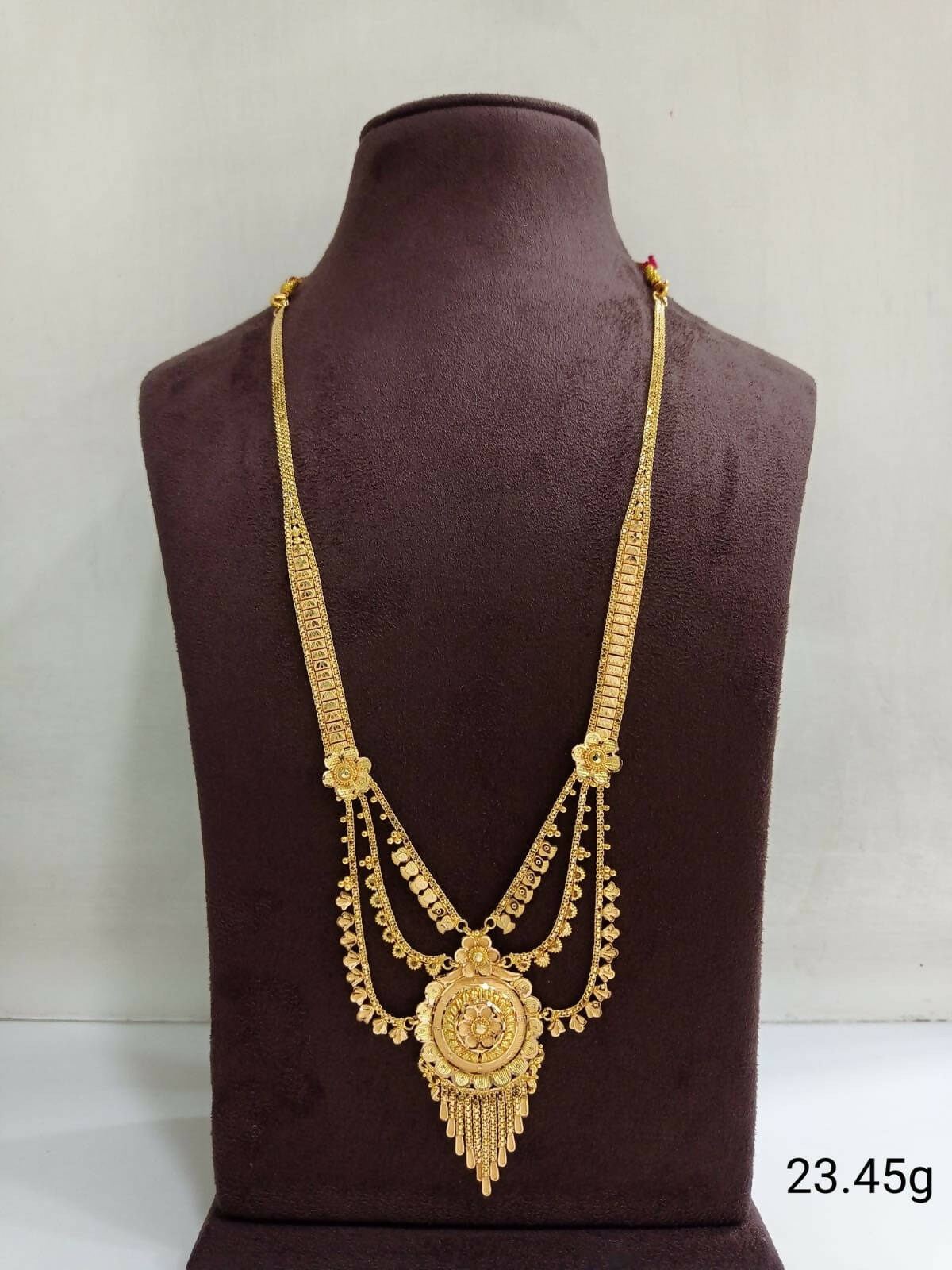 Gold Long Set Sarafa Bazar India