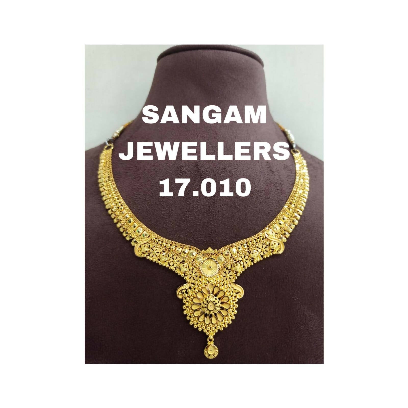 Gold Necklace Sarafa Bazar India