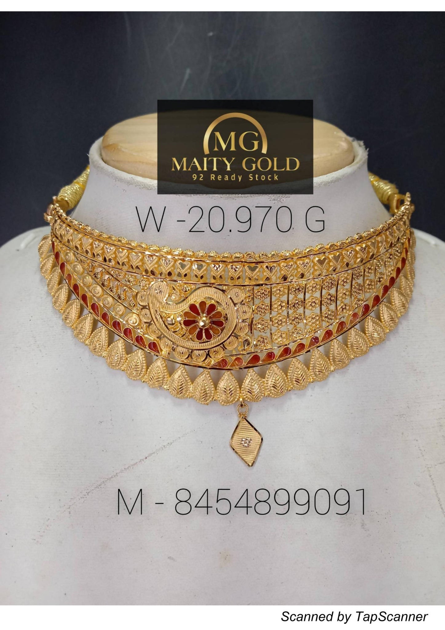 Gold Choker Sarafa Bazar India