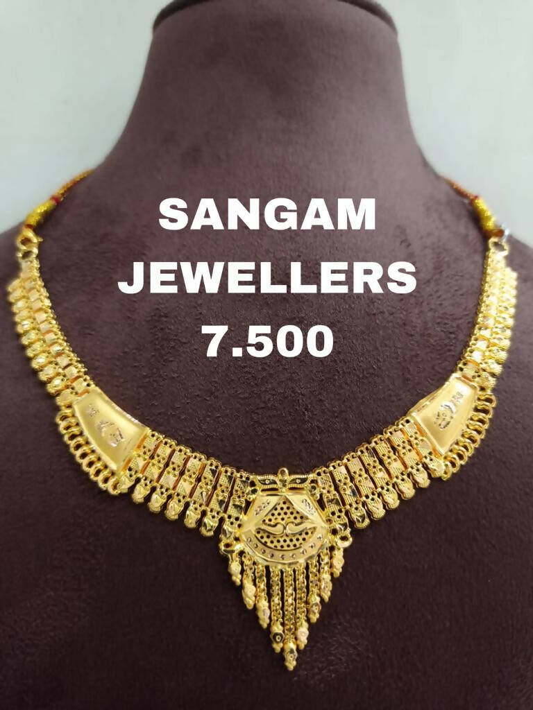 Gold Necklace Sarafa Bazar India