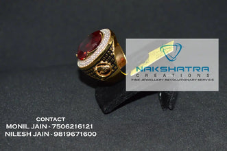 CZ Casting Gents Ring Sarafa Bazar India