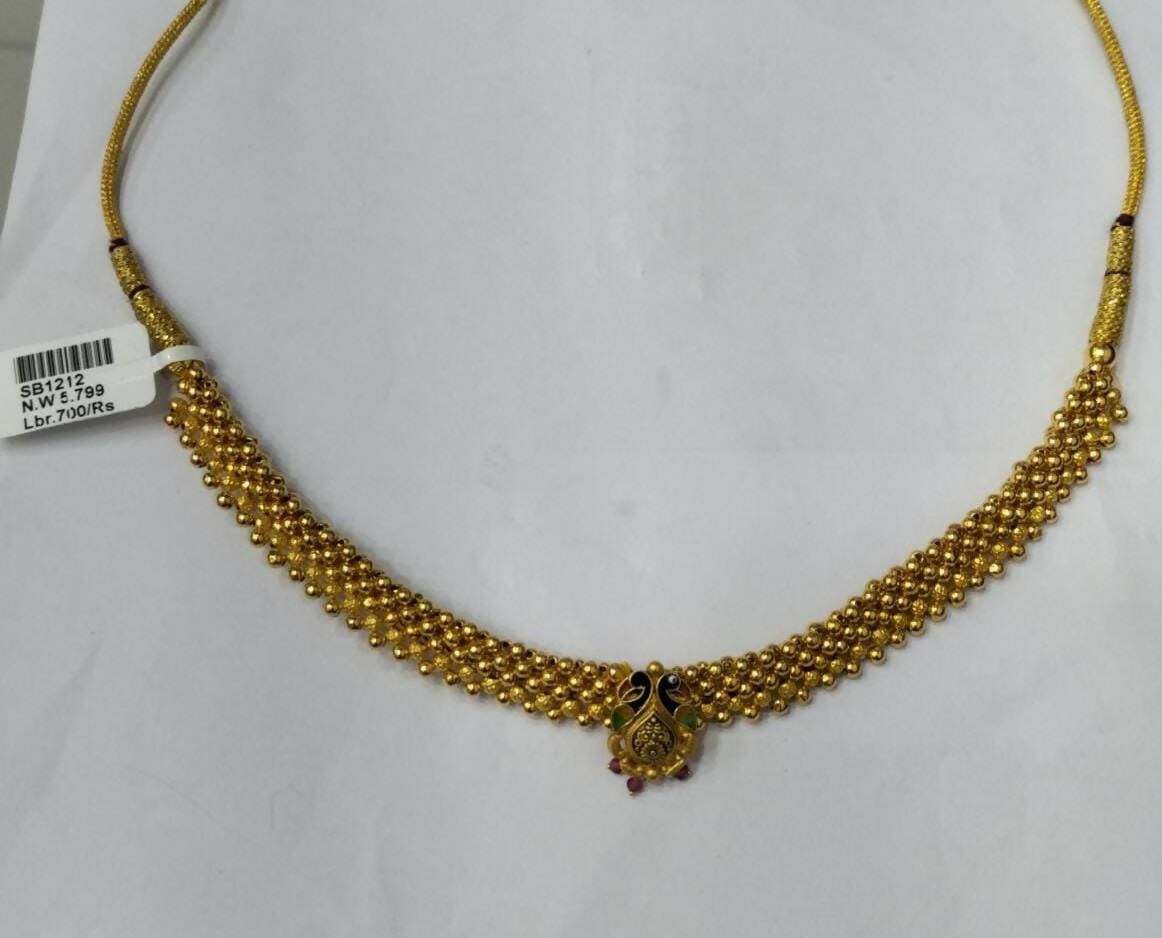 Light Weight Ghalsari Necklace Sarafa Bazar India