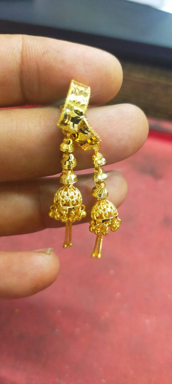 Ramleela Tops. | Gold earrings designs, Bridal gold jewellery designs,  Wedding jewelry simple