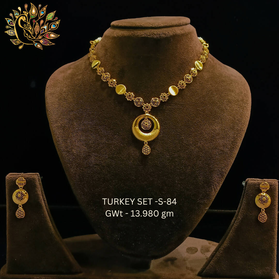 TURKEY SET-S-84 - Turkey Necklace Sets Sarafa Bazar India