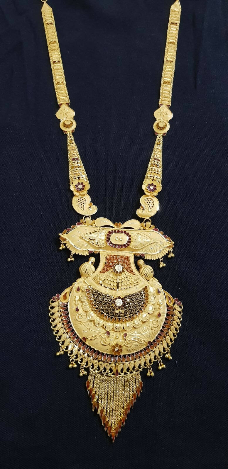 Gold Long Set Sarafa Bazar India