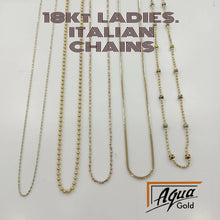 18KT ITALIAN CHAINS Sarafa Bazar India