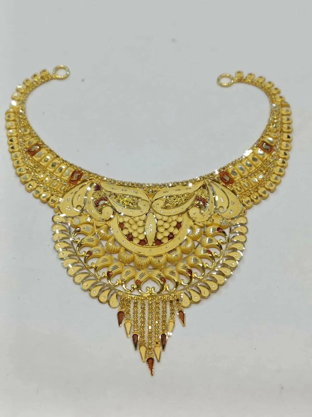 Gold Necklace Sarafa Bazar India