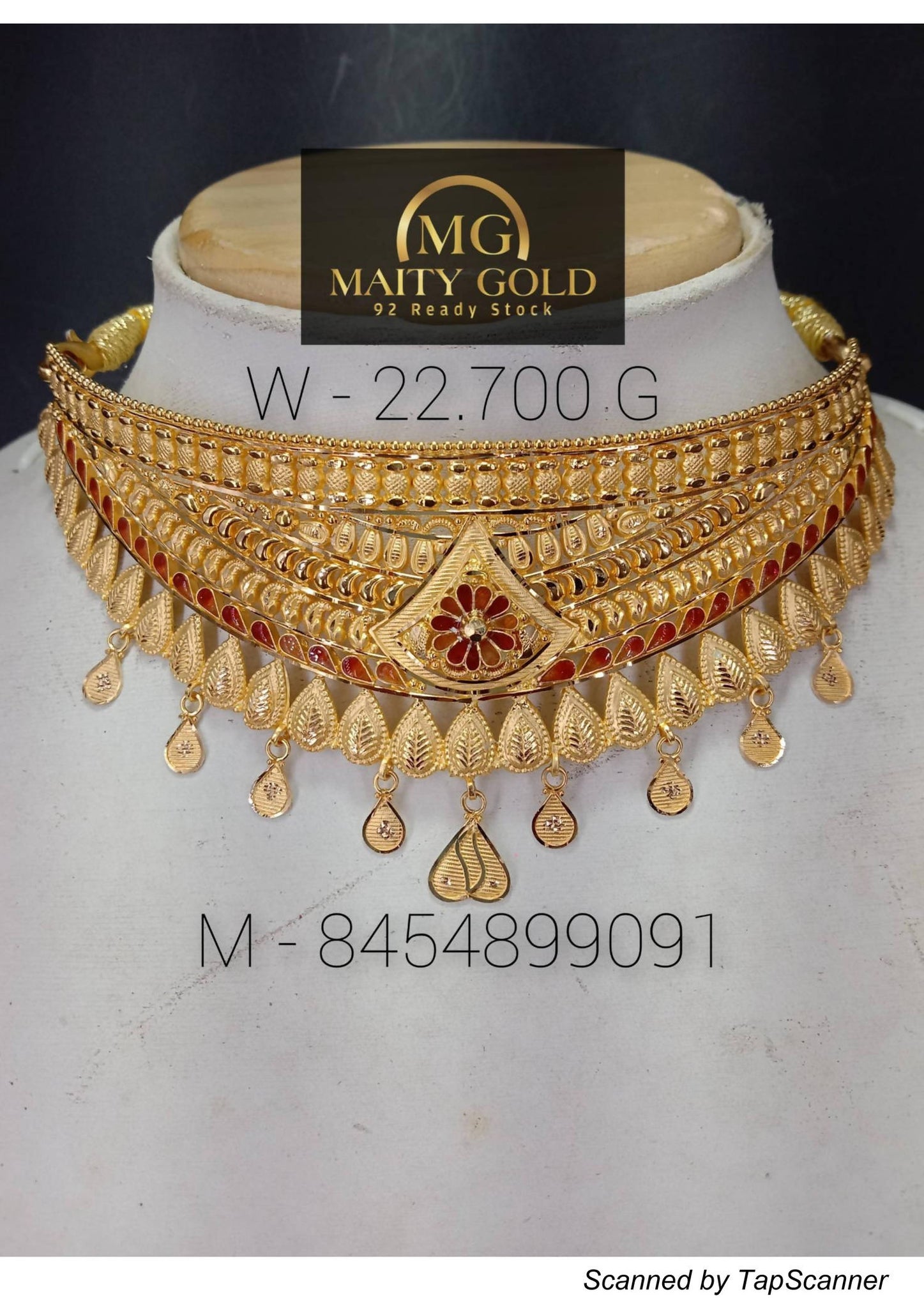 Gold Choker Sarafa Bazar India