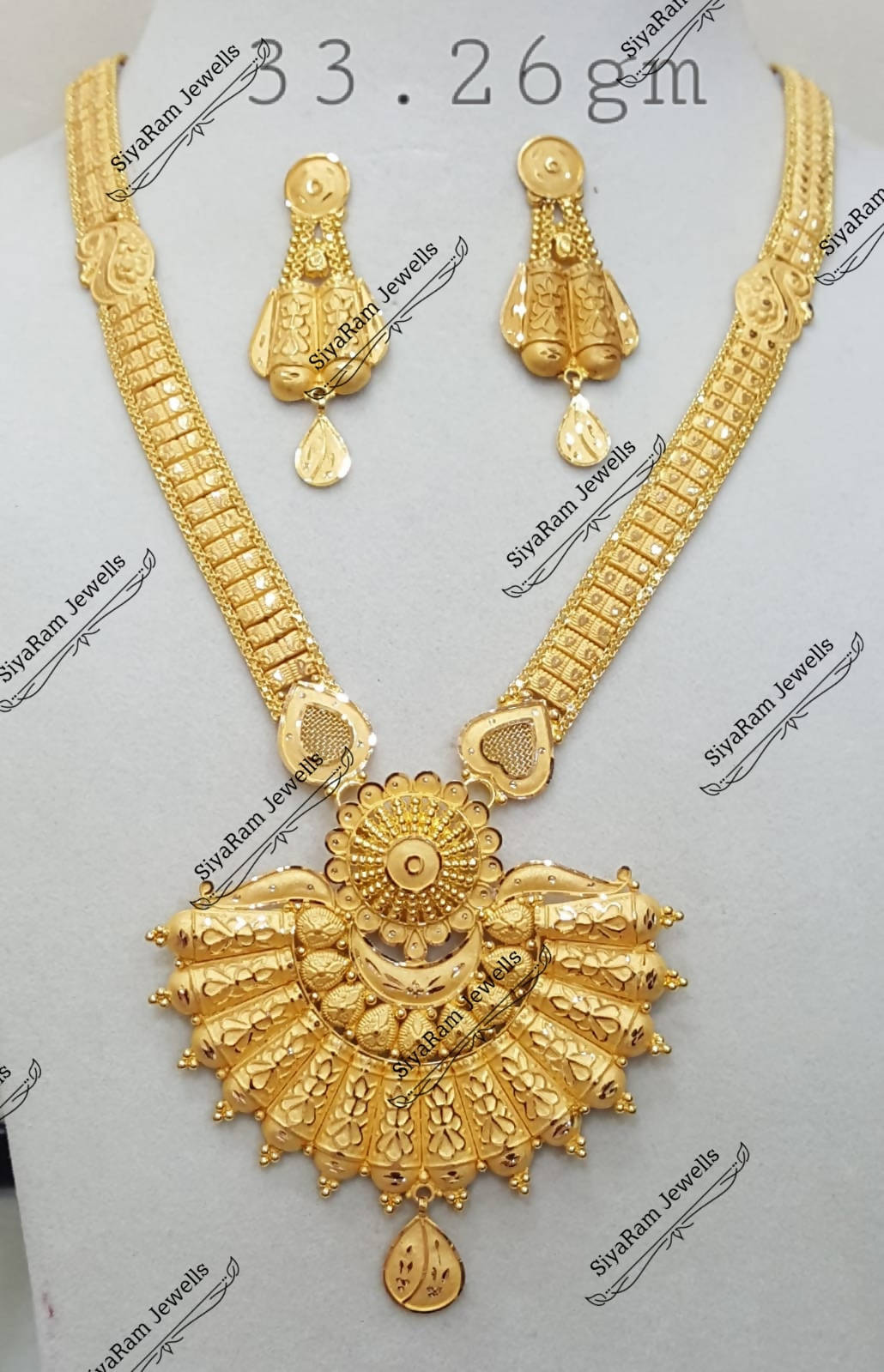 Gold Long Set Sarafa Bazar India