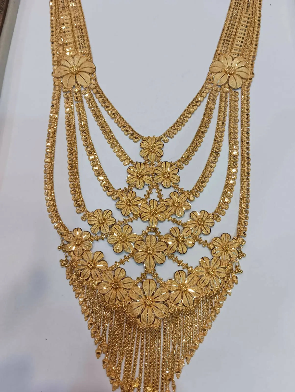 Gold Long Set Sarafa Bazar India