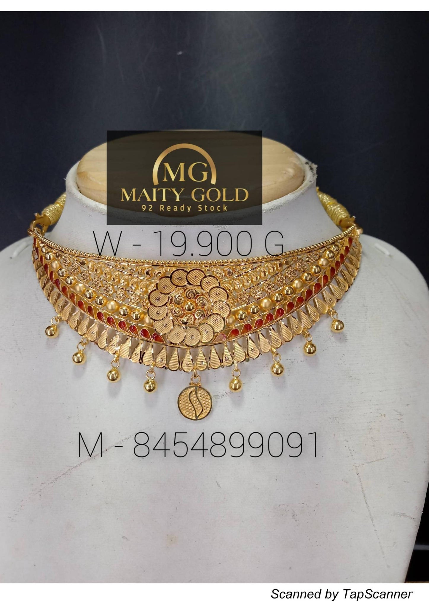 Gold Choker Sarafa Bazar India