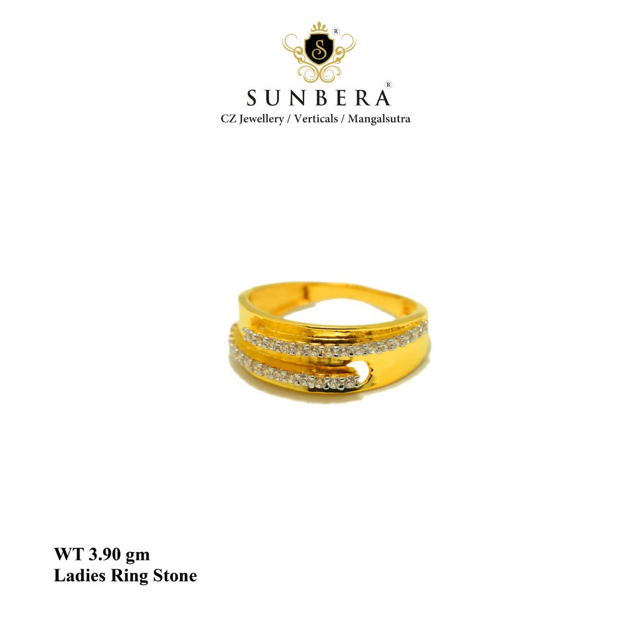 Ladies Stone Ring Sarafa Bazar India