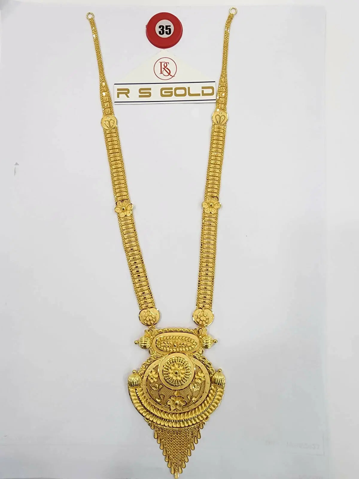 Gold Long Set Sarafa Bazar India