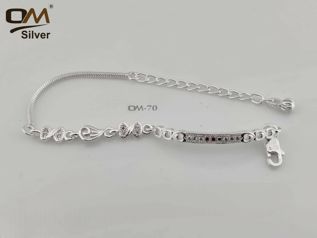 Silver Ladies Bracelet Sarafa Bazar India