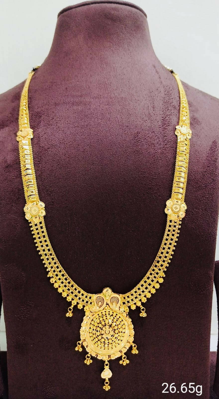 Gold Necklace Sarafa Bazar India