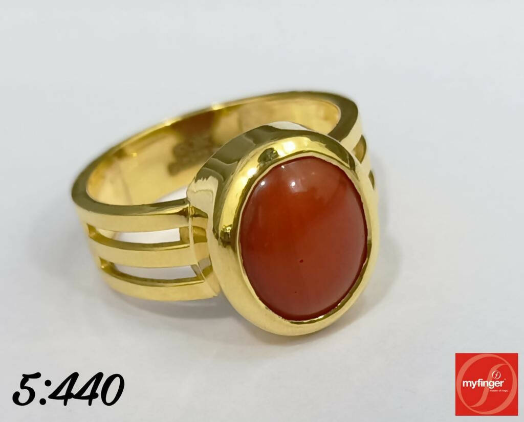 Gold Stone Ring Sarafa Bazar India